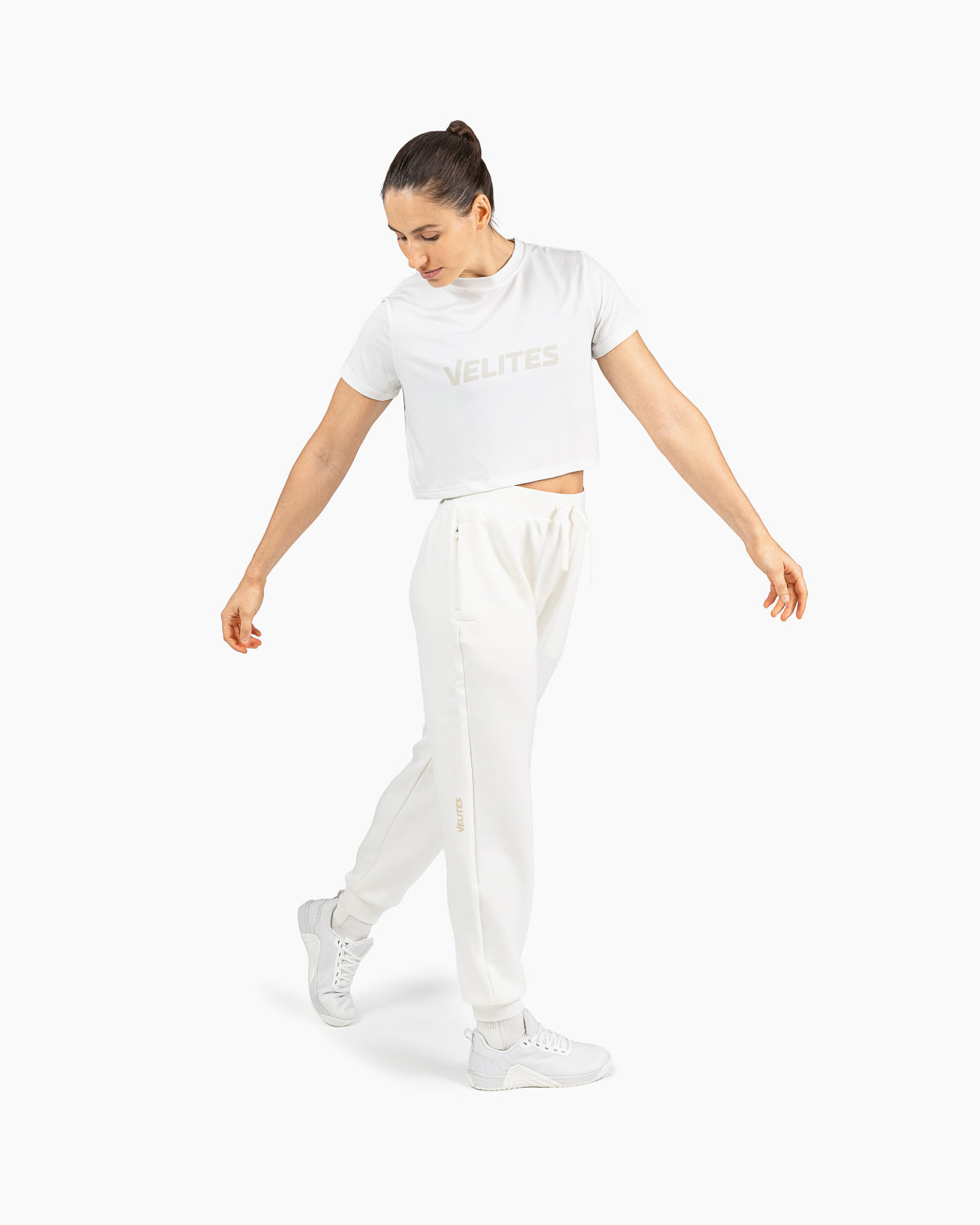 Holo Velites unisex sweetpants woman color_Pearl
