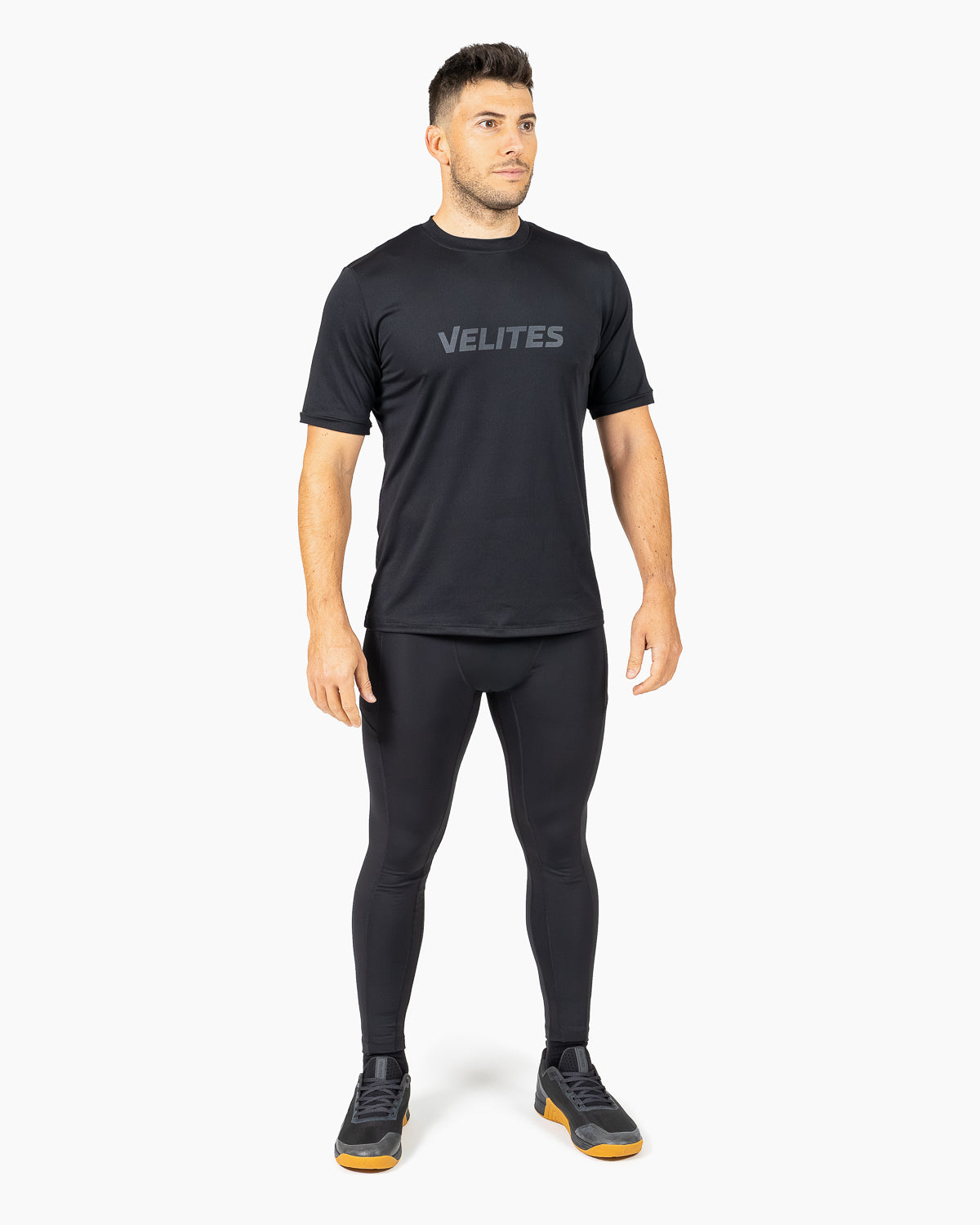 Leggin Holo men's Velites full front color_Black