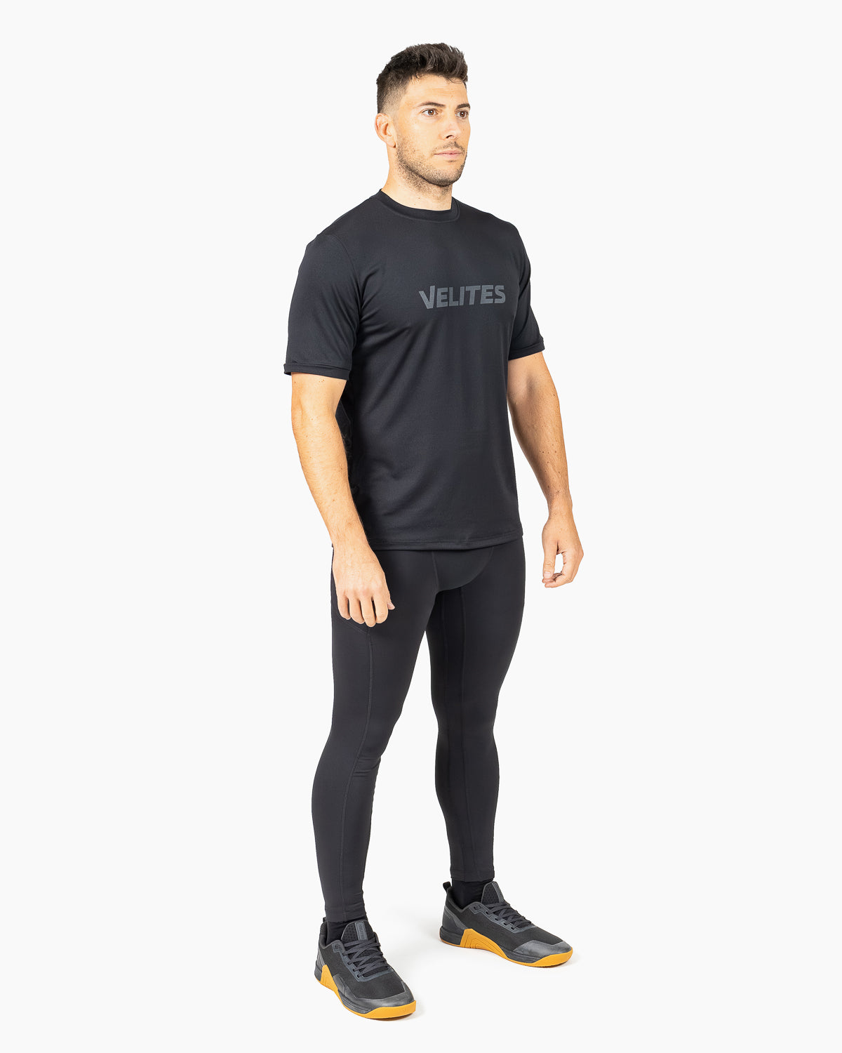 Leggin Holo men's Velites standing front color_Black