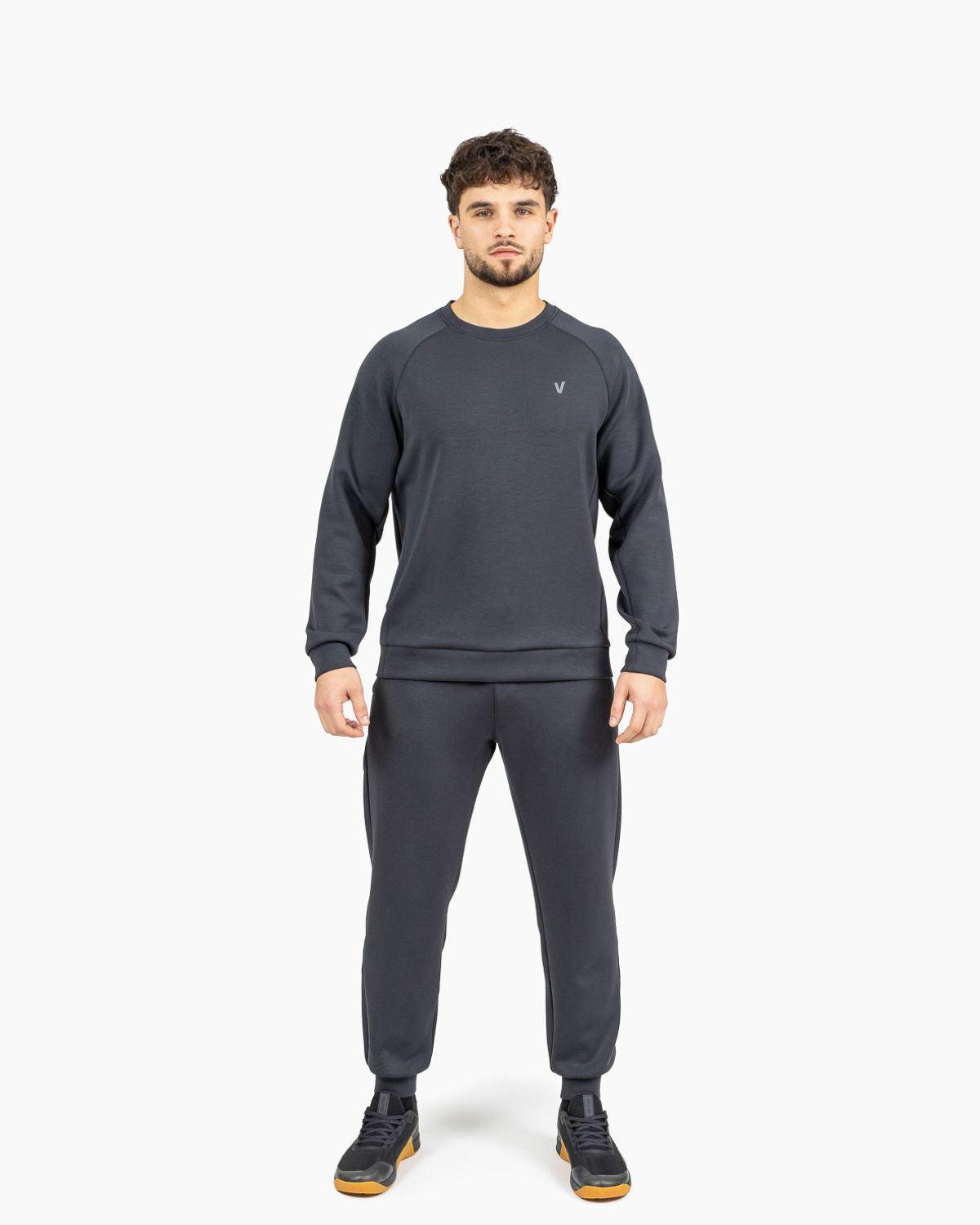 Men's crewneck sweatshirt Holo Velites full body color_Black