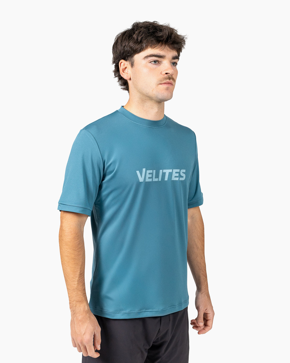 Velites Holo T-shirt three-quarter color Demin Blue
