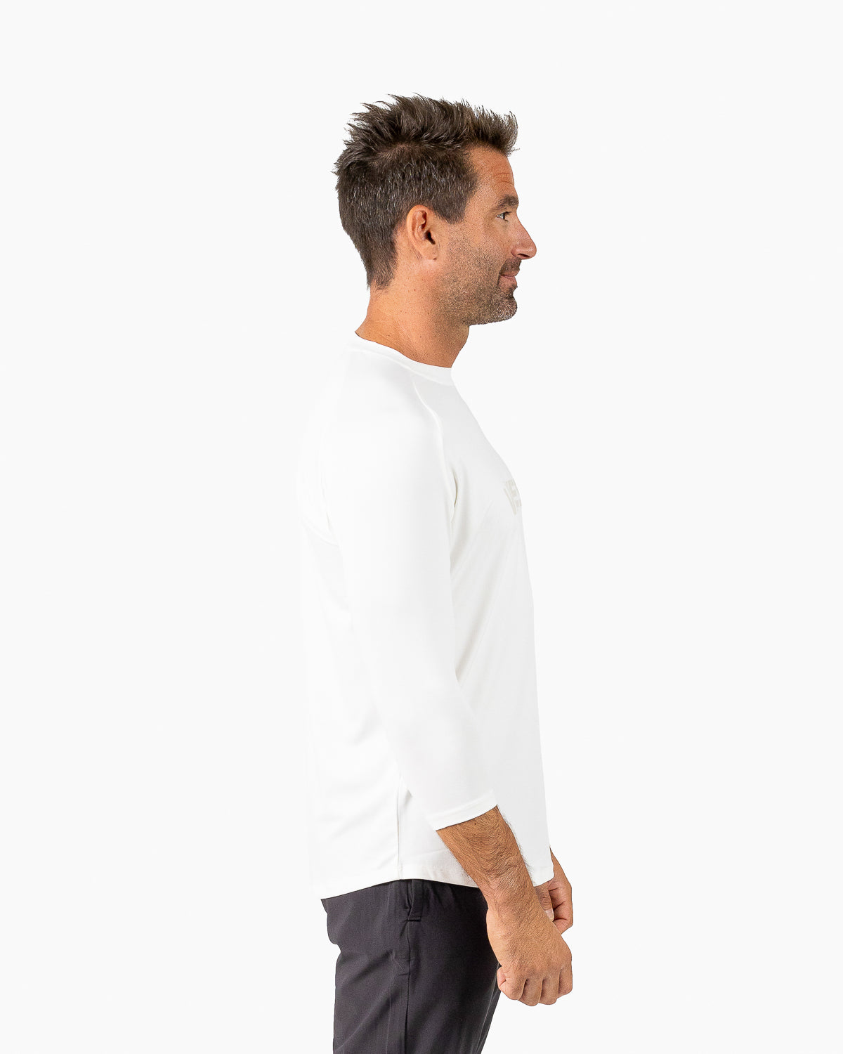 Velites Holo 3/4 Sleeve Tee laterale colore_white