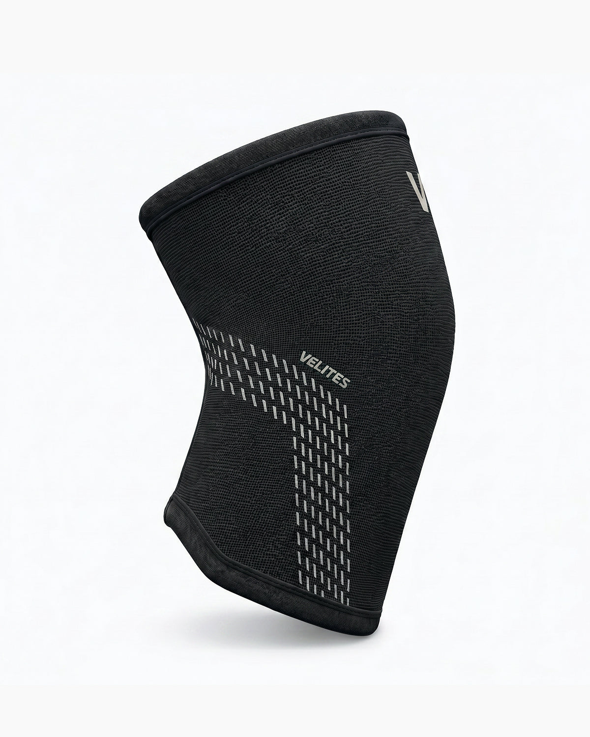 VELITES POWER 5 mm knee sleeve right side view black