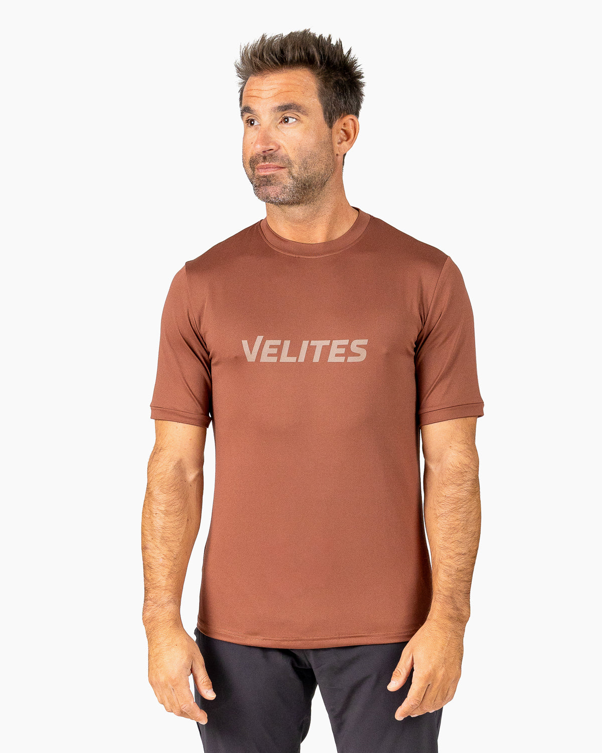 Velites Holo T-shirt front color_chestnut