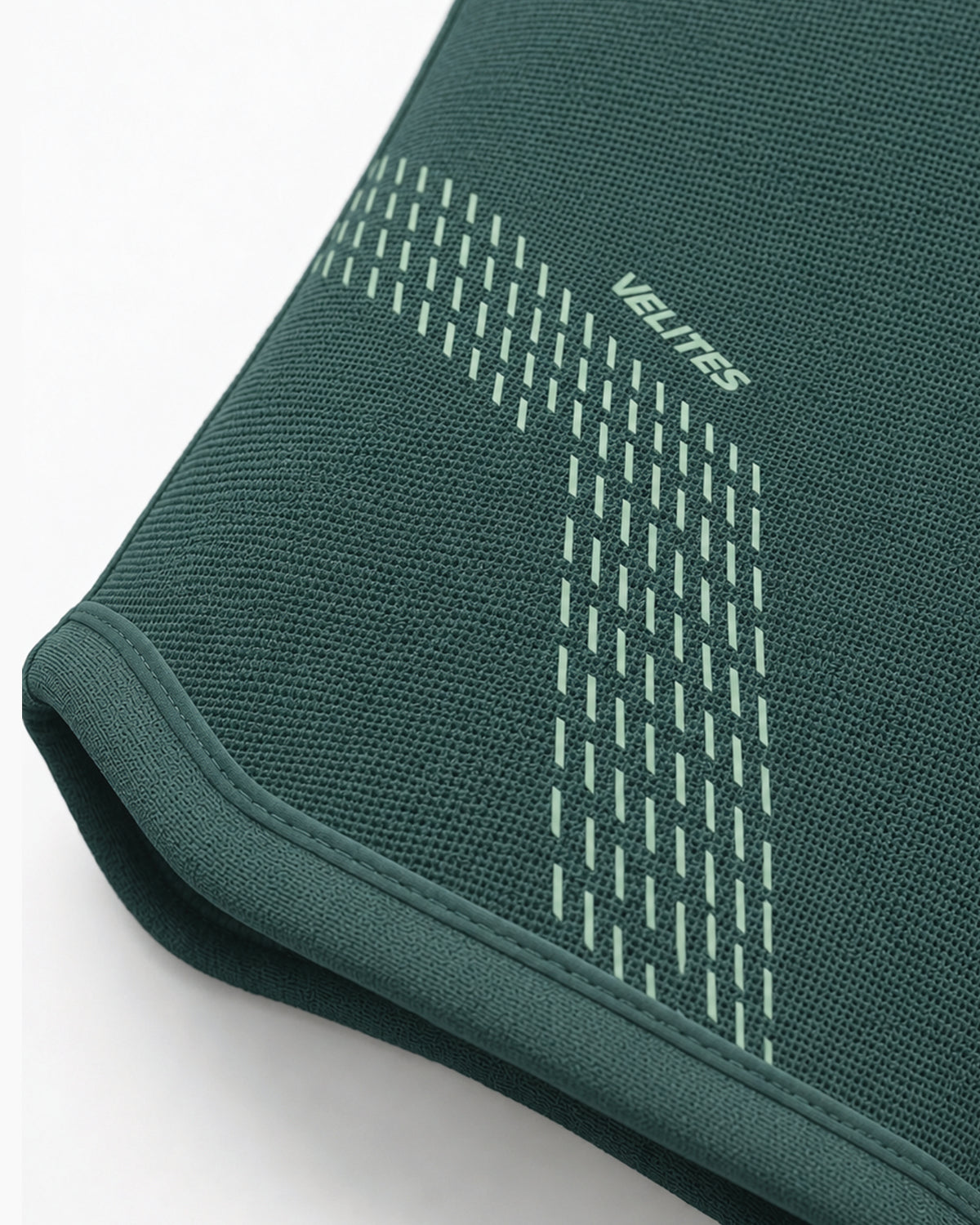 VELITES POWER 5 mm knee sleeve side detail green