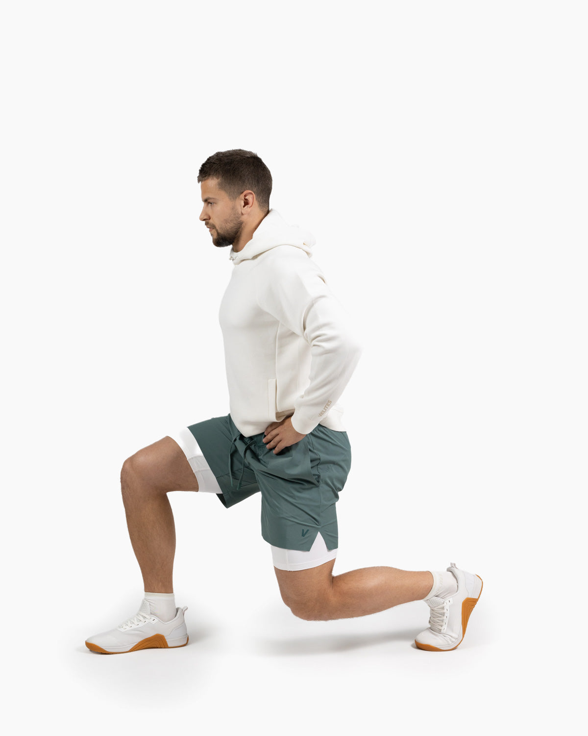Men's Holo Velites short exercise color_Pine green