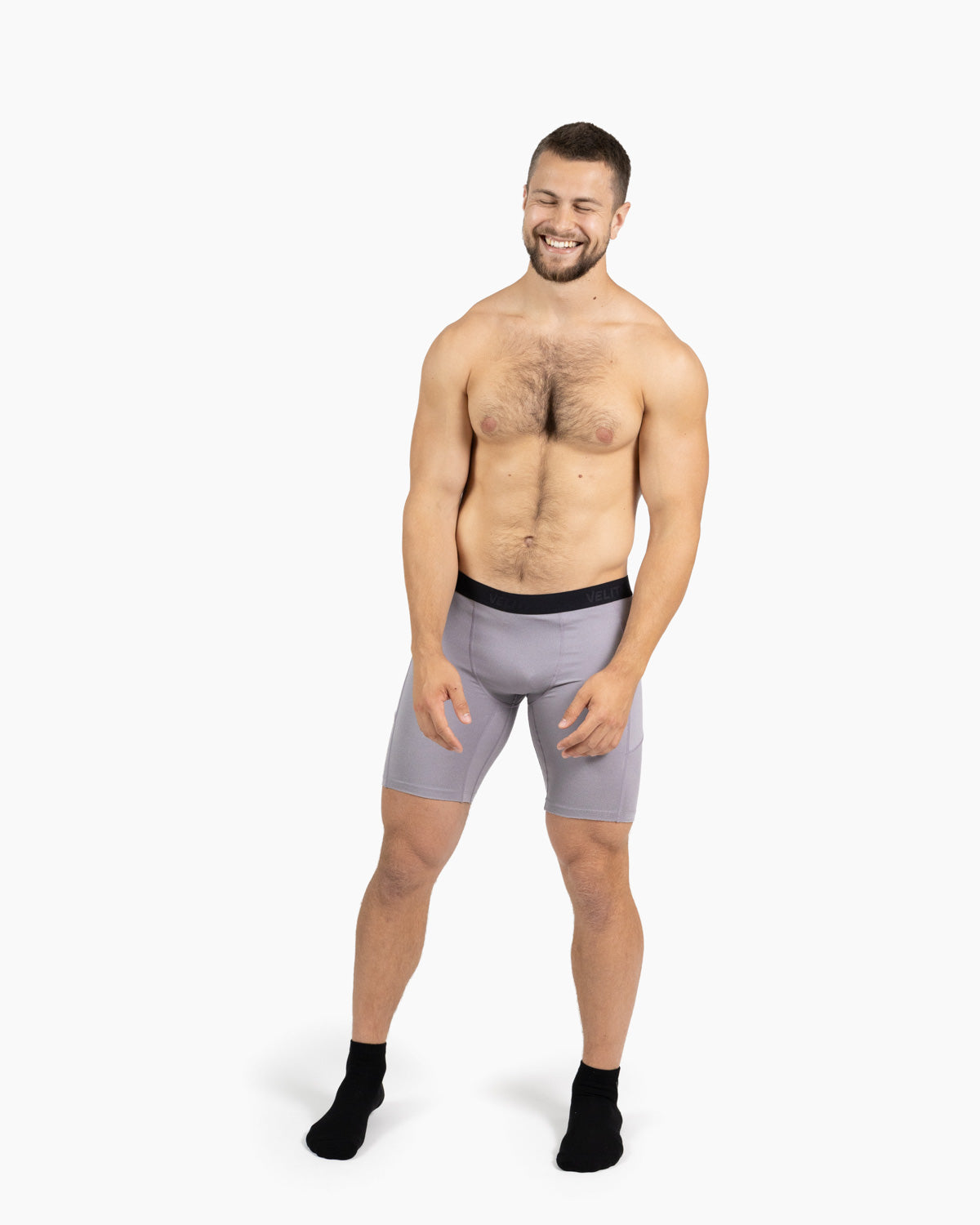 Liner Holo uomo Velites frontale in piedi colore_Grigio