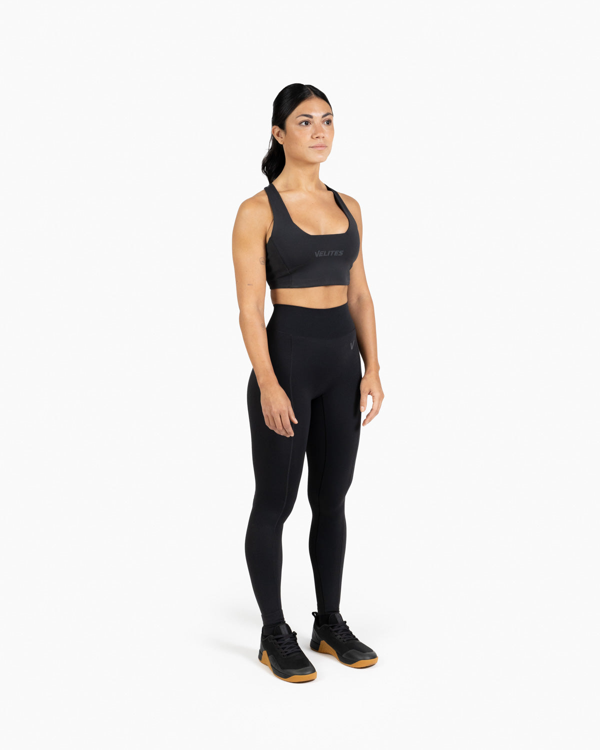 Velites Holo women's long legging three-quarter color_Black