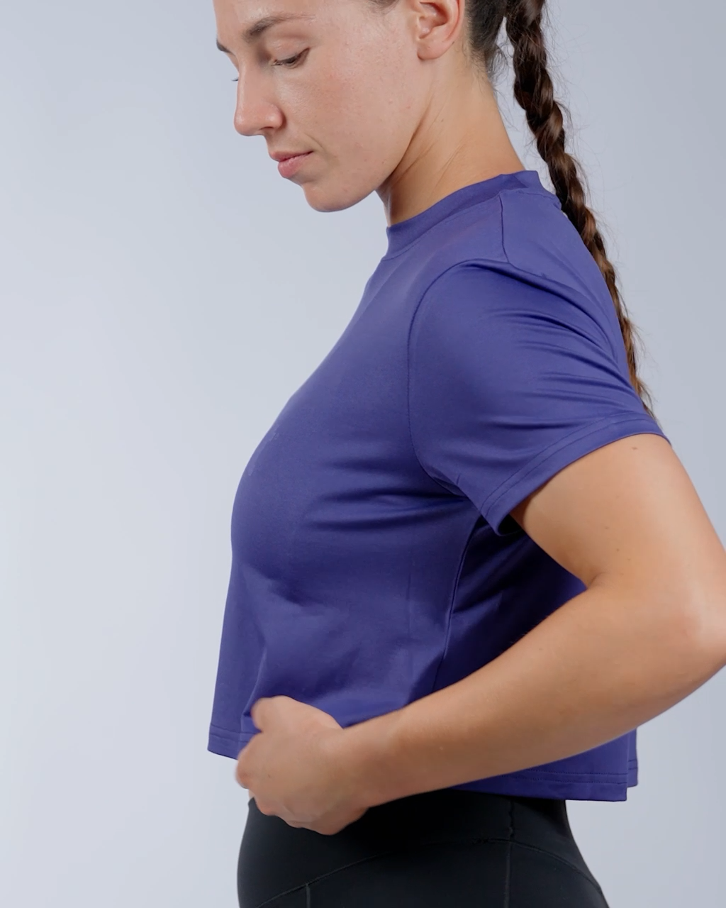 Cropped Athletik-Schnitt mit Performance