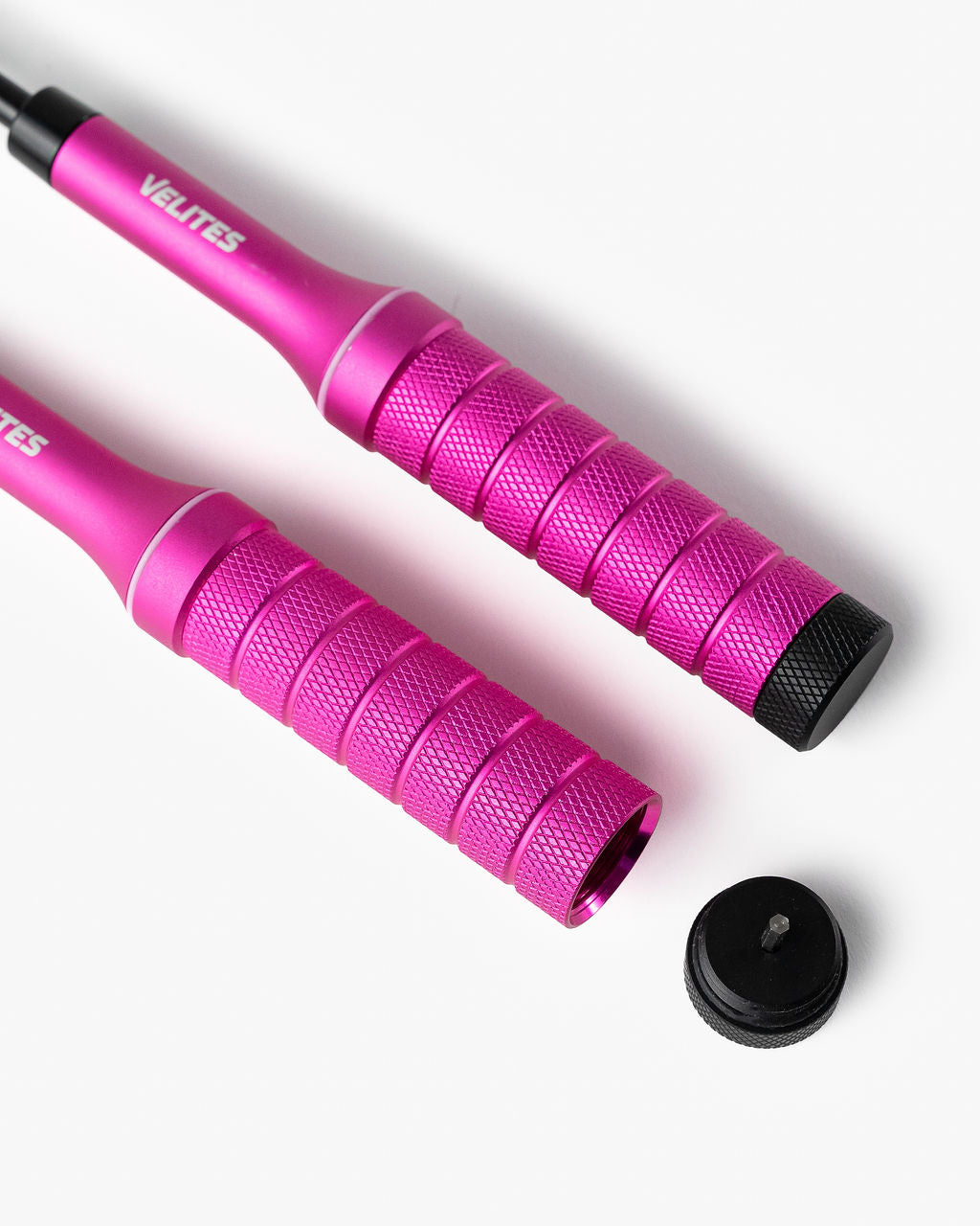Velites Earth 2.0 pink jump rope handle detail