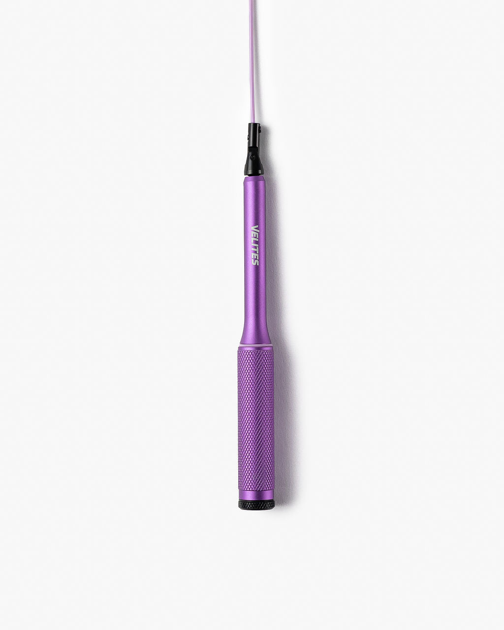 Aluminum purple handles of the Velites Fire 2.0 official jump rope