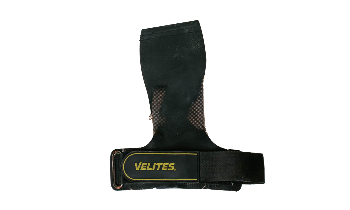 Old worn-out Velites hand grips before renewal — time to upgrade your grips for better performance and comfort.