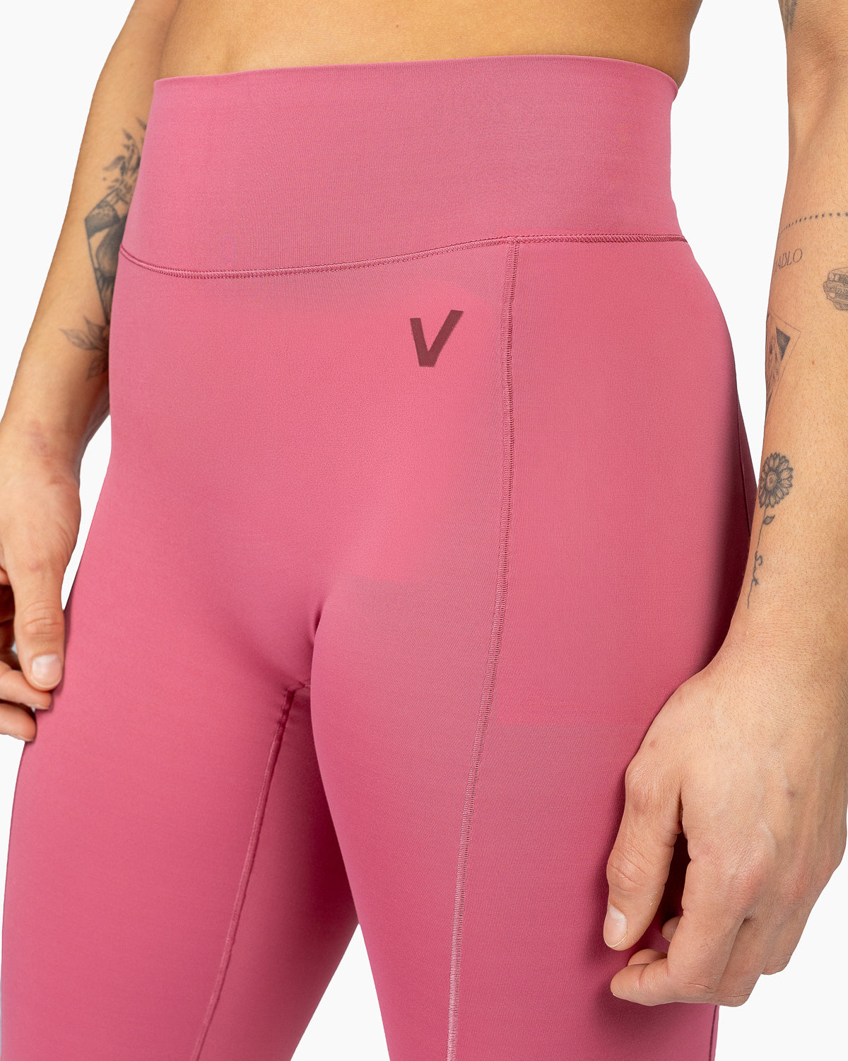 Velites Holo women's long legging logo detail color grape