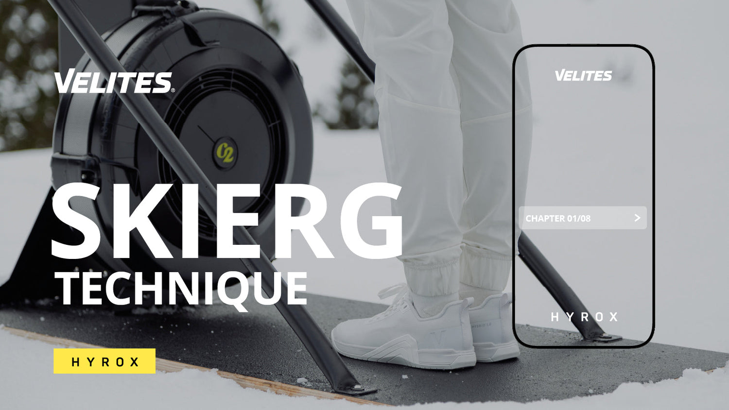 SkiErg guide to competing in HYROX complete course by Velites