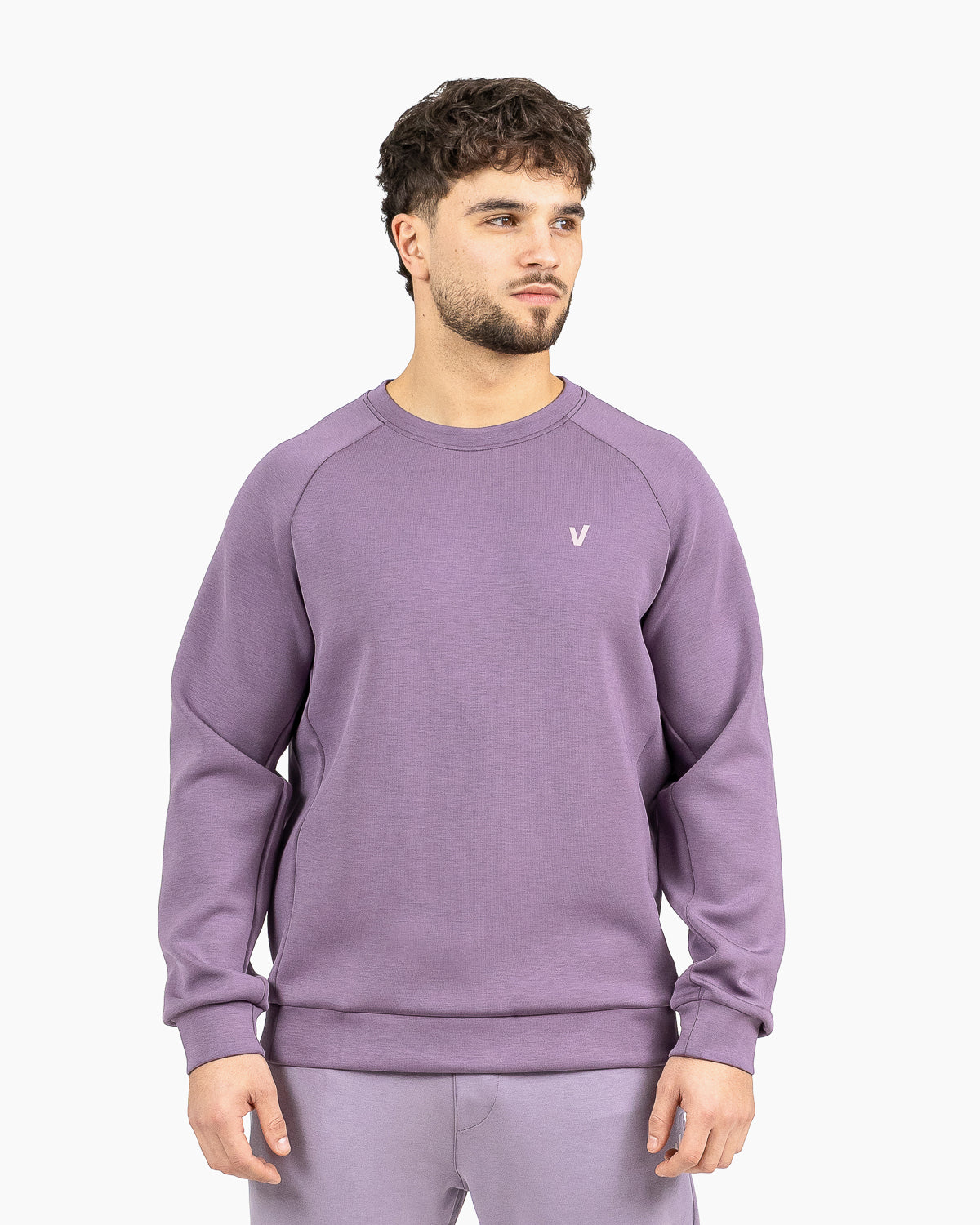 Men's crewneck sweatshirt Holo Velites front color_Tupal