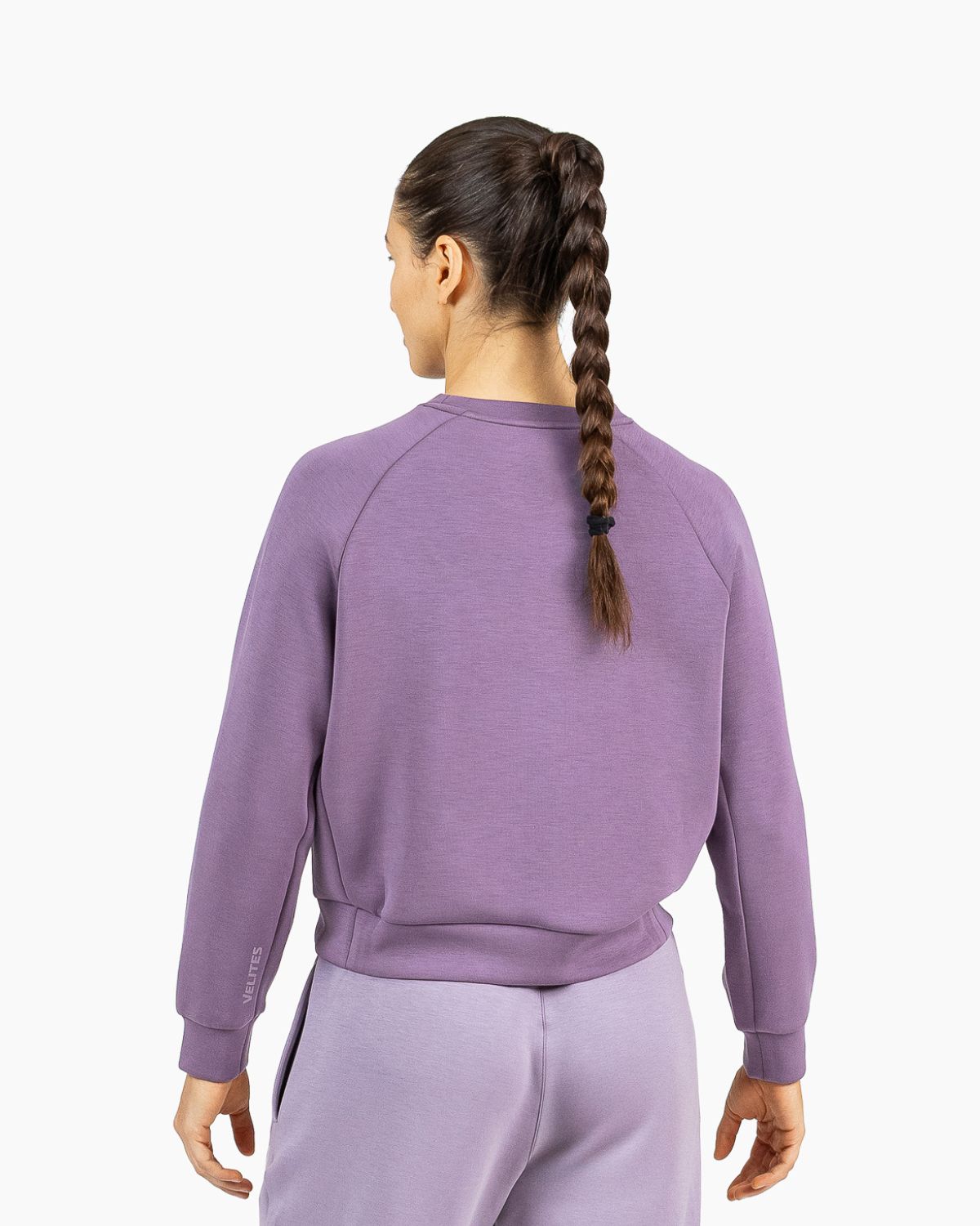 Felpa corta da donna senza cappuccio Holo Velites retro color_Tupal