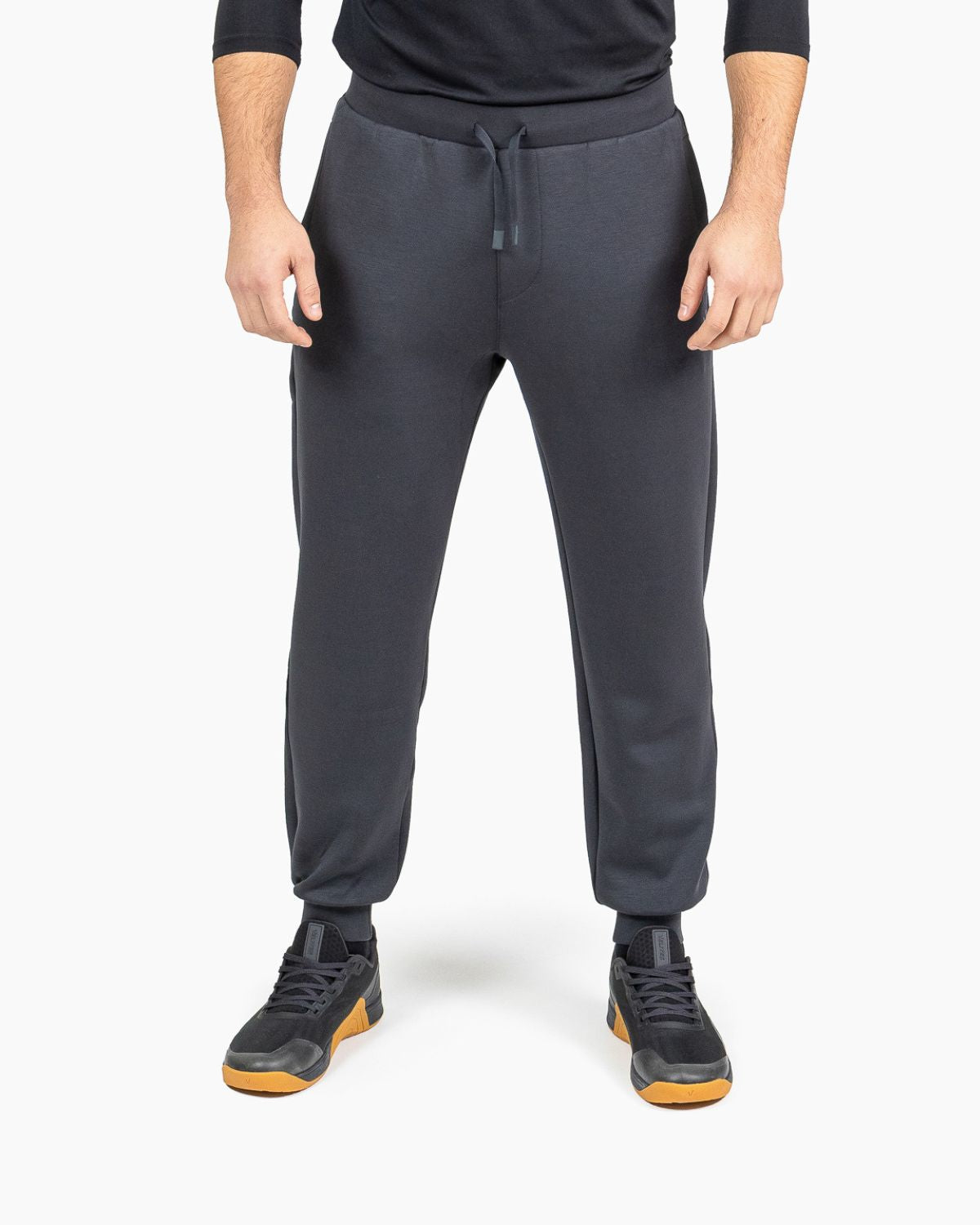 Holo Velites unisex sweetpants front color_Black