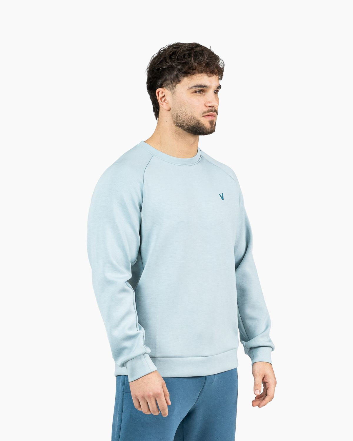 Men's crewneck sweatshirt Holo Velites front color_Clody