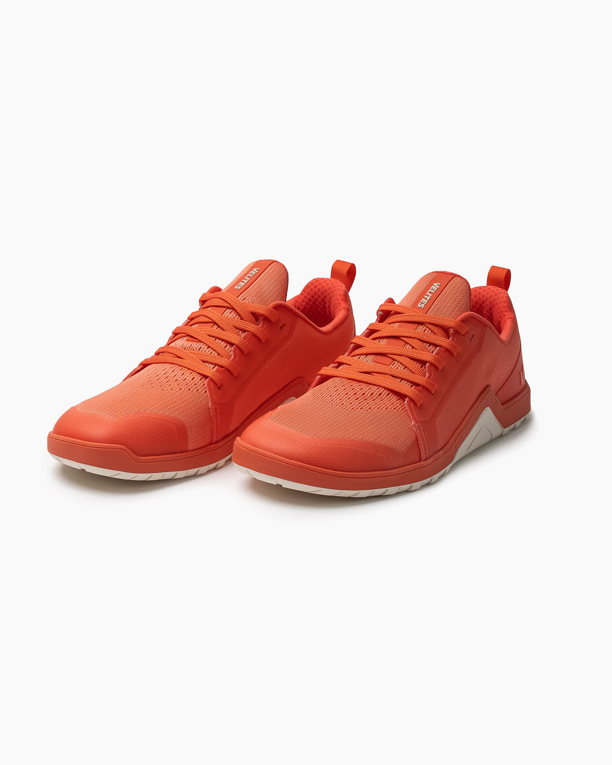 Barefoot training shoes Minimal 1.0 Velites color Coral red three-quarter view