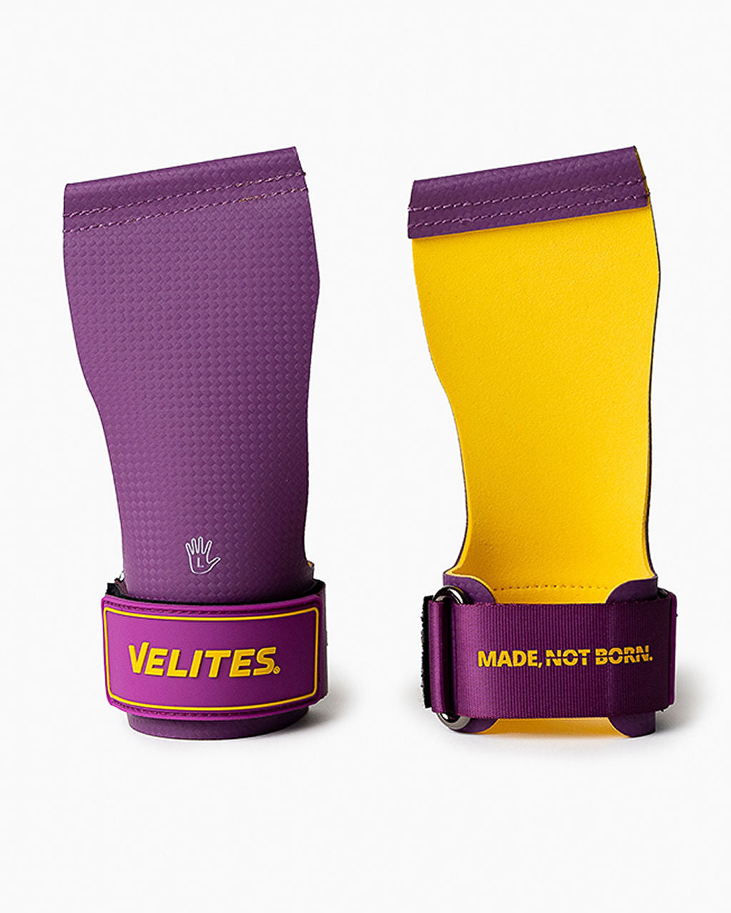 Quad Ultra no-chalk grips purple