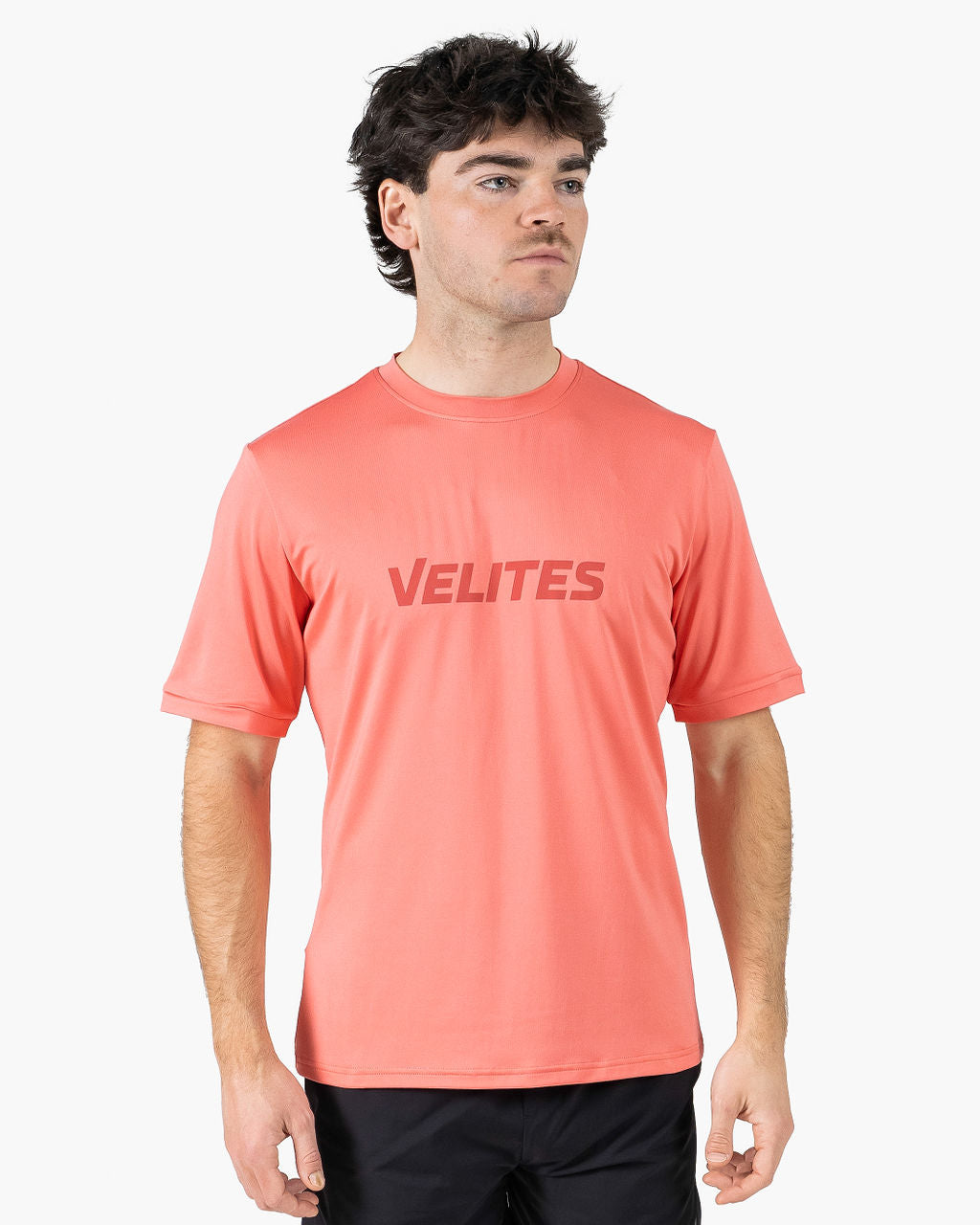 Velites Holo T-shirt front color_raspberry