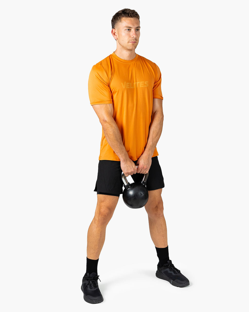 Velites Holo T-shirt exercise color_Foxy Orange