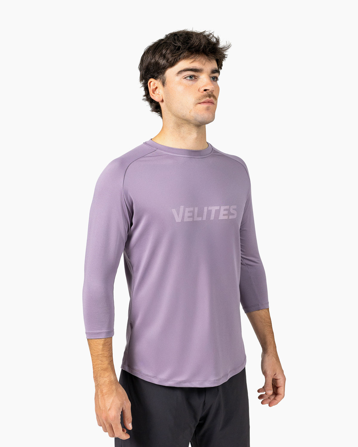 Velites Holo 3/4 Sleeve Tee colore_Ash