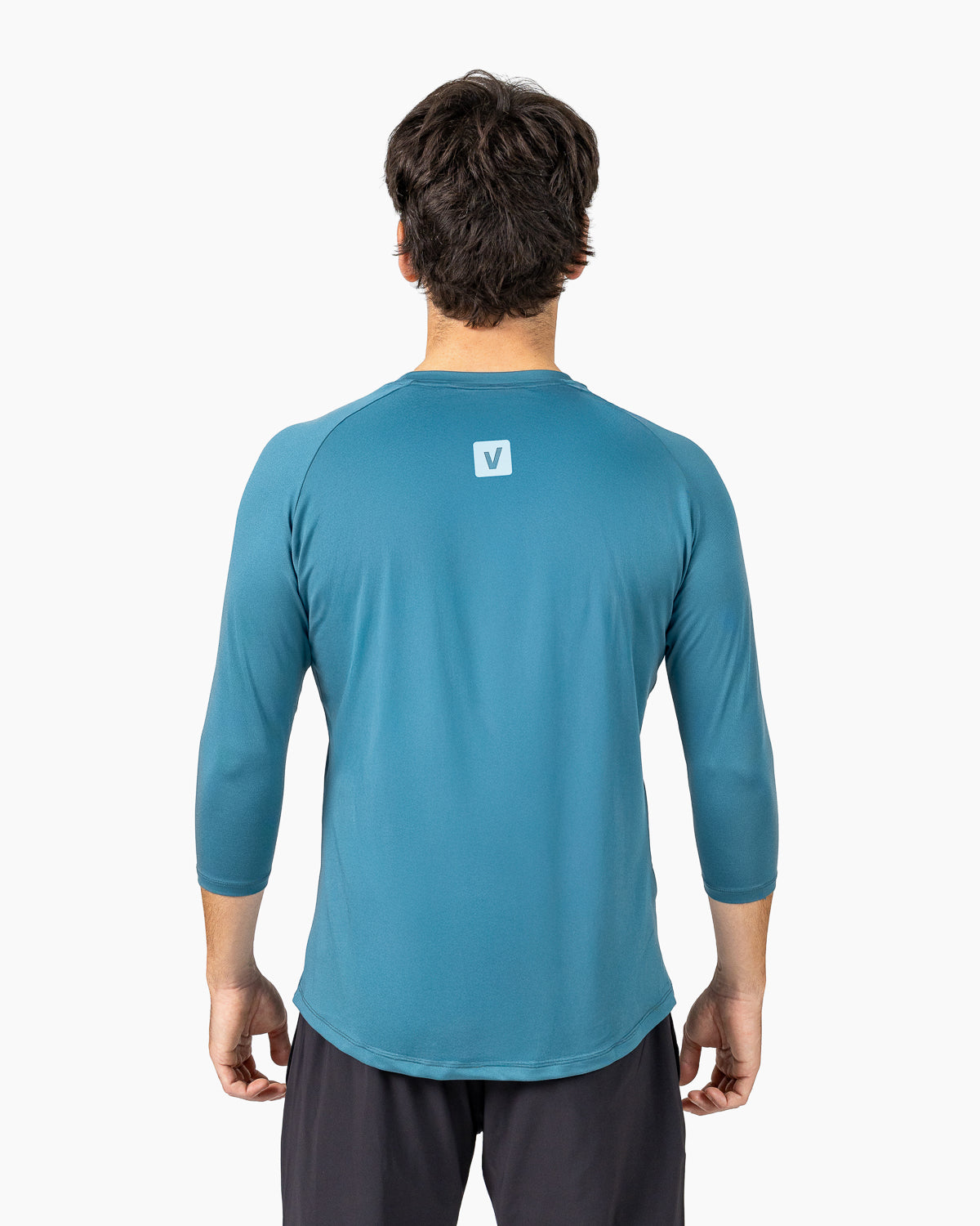 Velites Holo 3/4 Sleeve Tee posteriore colore_Denim Blue