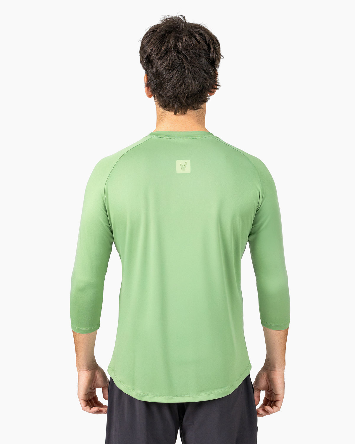 Velites Holo 3/4 Sleeve Tee posteriore colore_North Moss