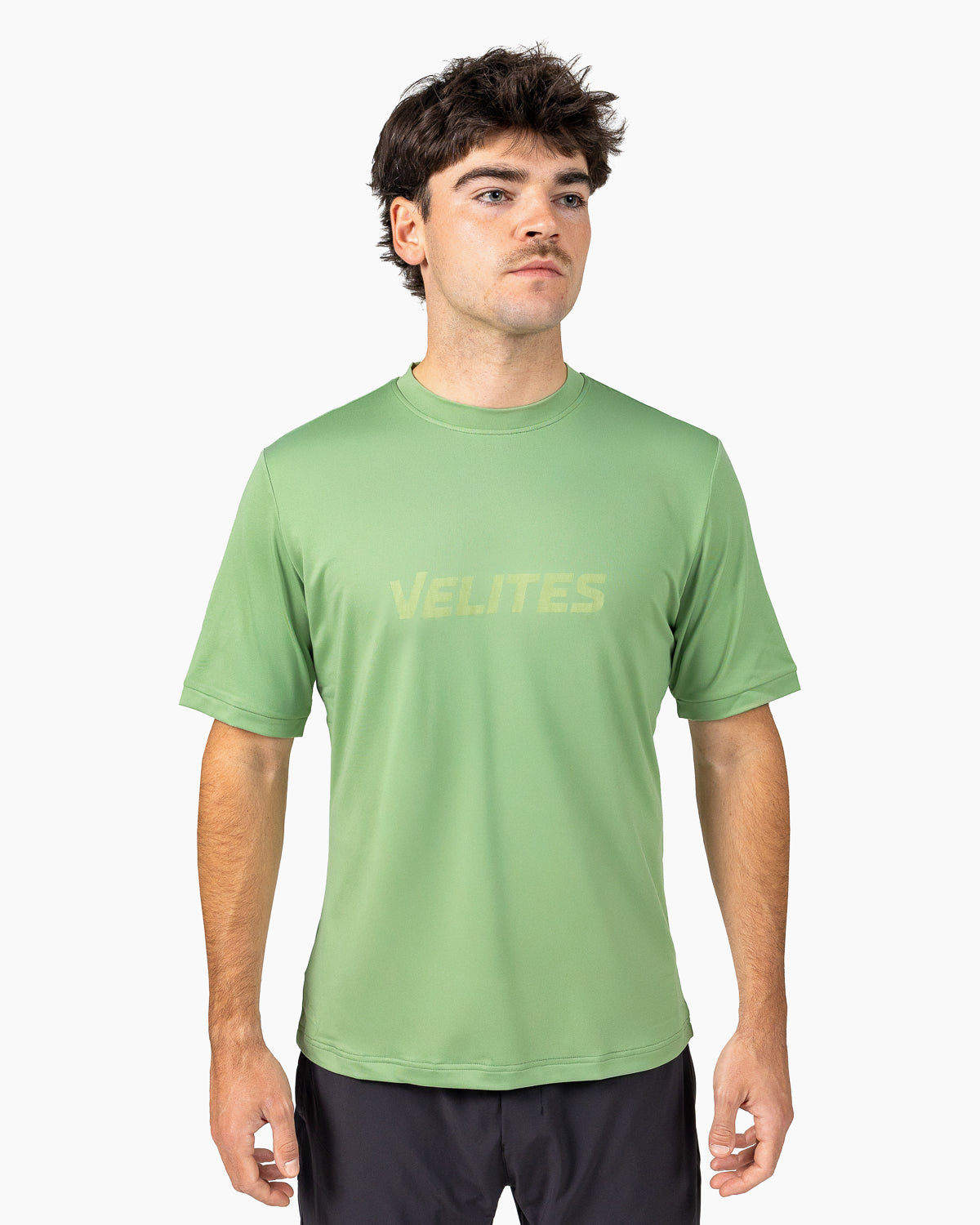 Velites Holo T-shirt front color_North Moss