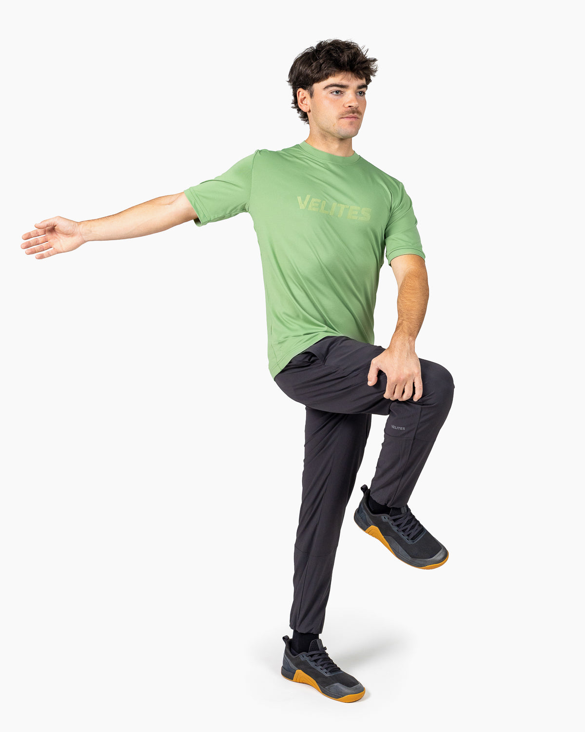 Velites Holo T-shirt exercise color_North Moss