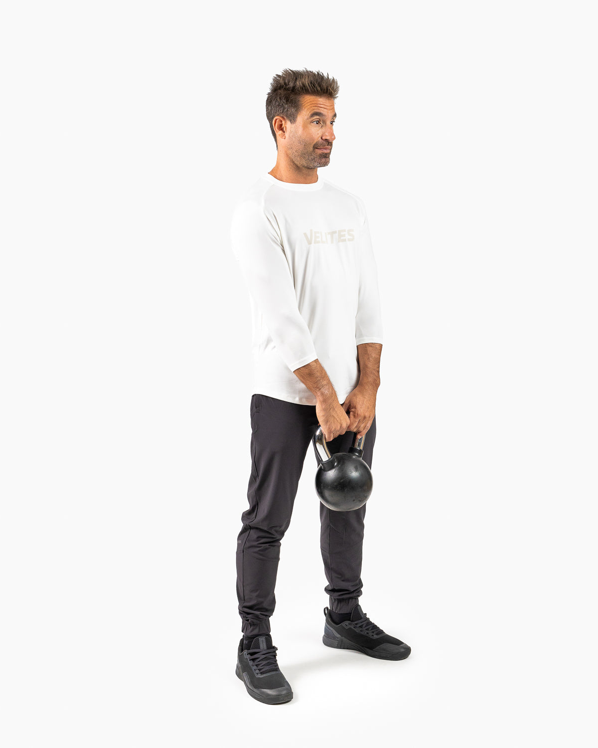 Velites Holo 3/4 Sleeve Tee in azione colore_white