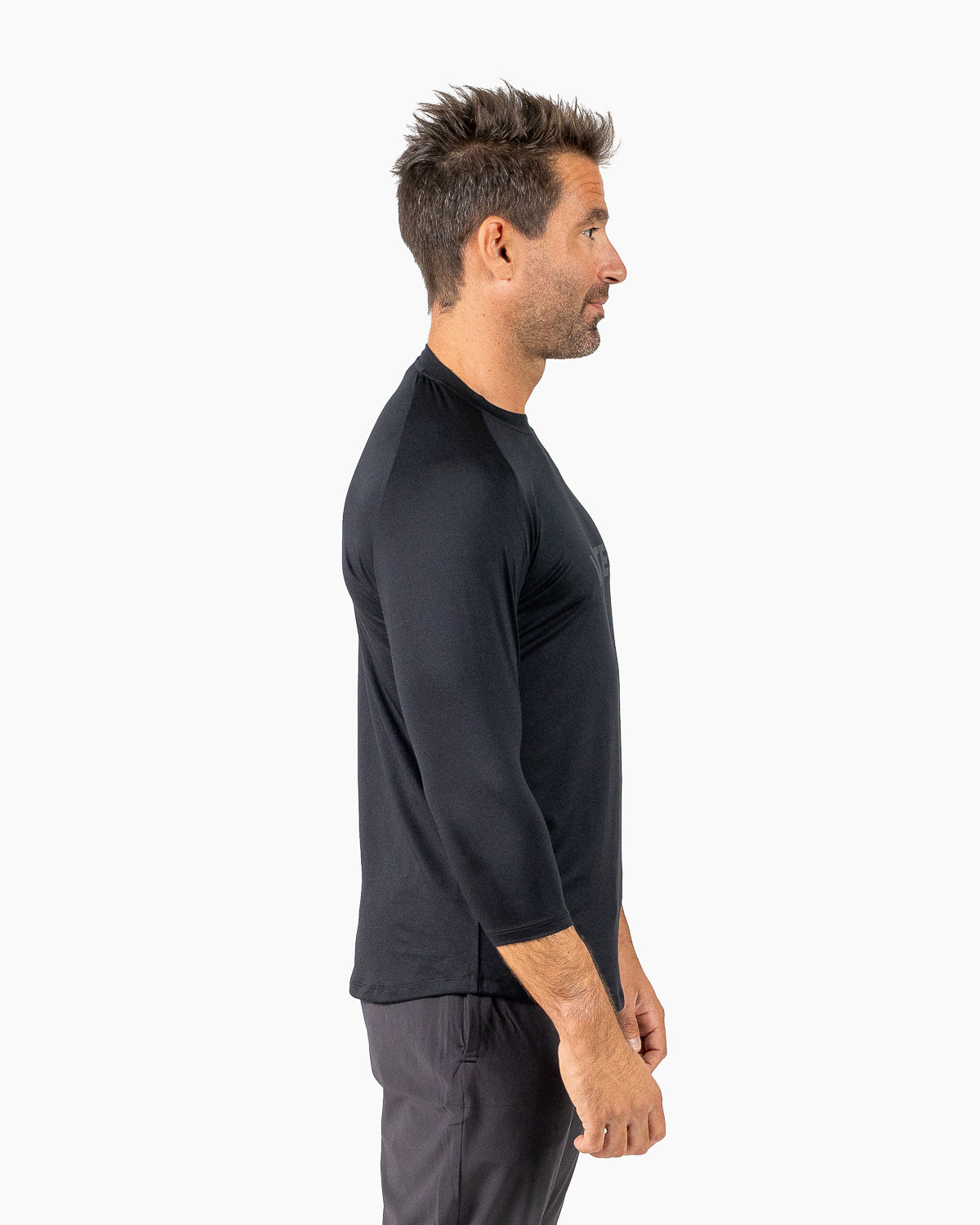 Velites Holo 3/4 Sleeve Tee laterale colore_black