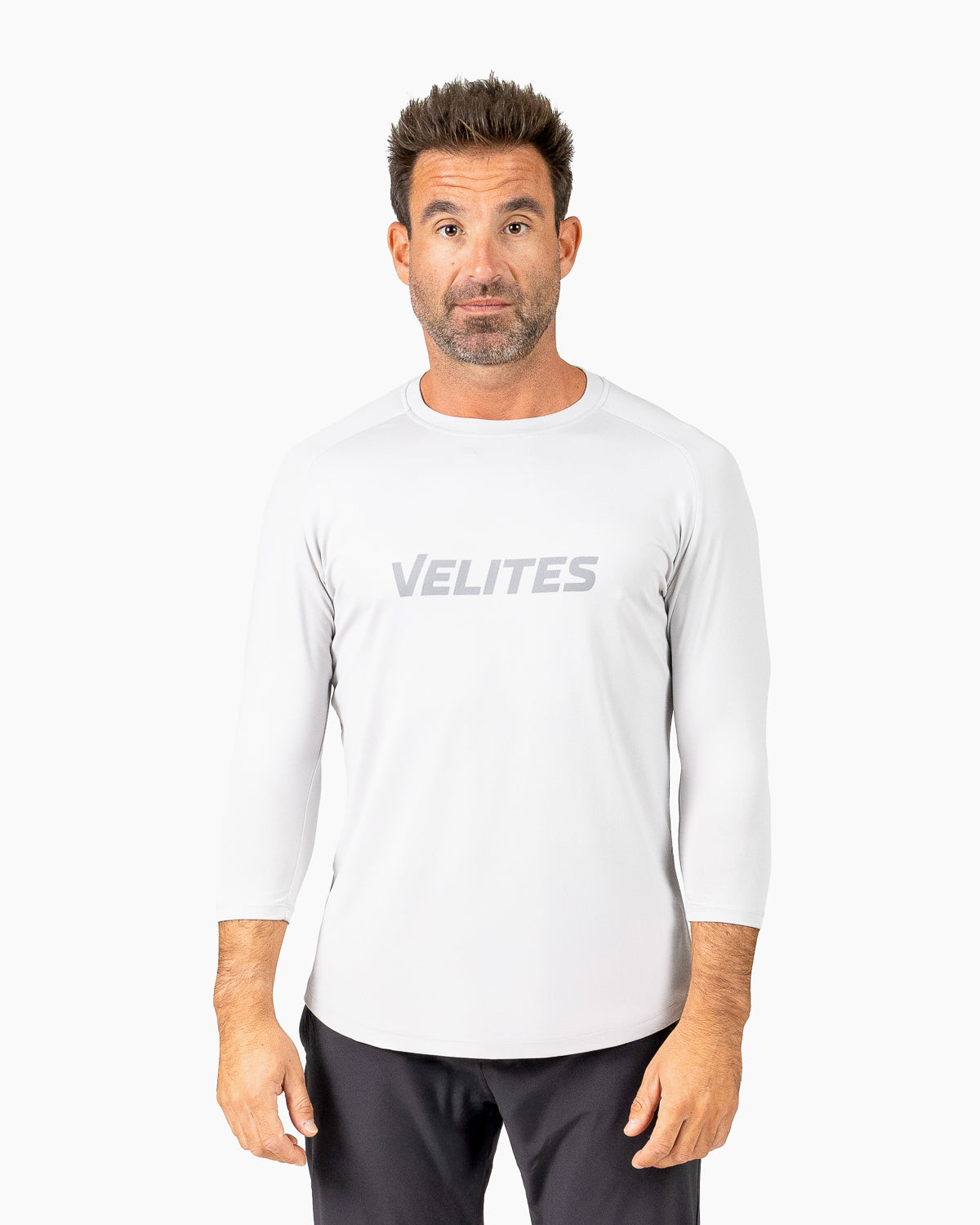 Velites Holo 3/4 Sleeve Tee frontale colore_grey