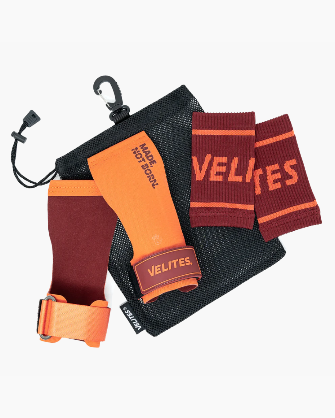 Velites All Terrain complete pack hand grips, bag and wrist wraps orange