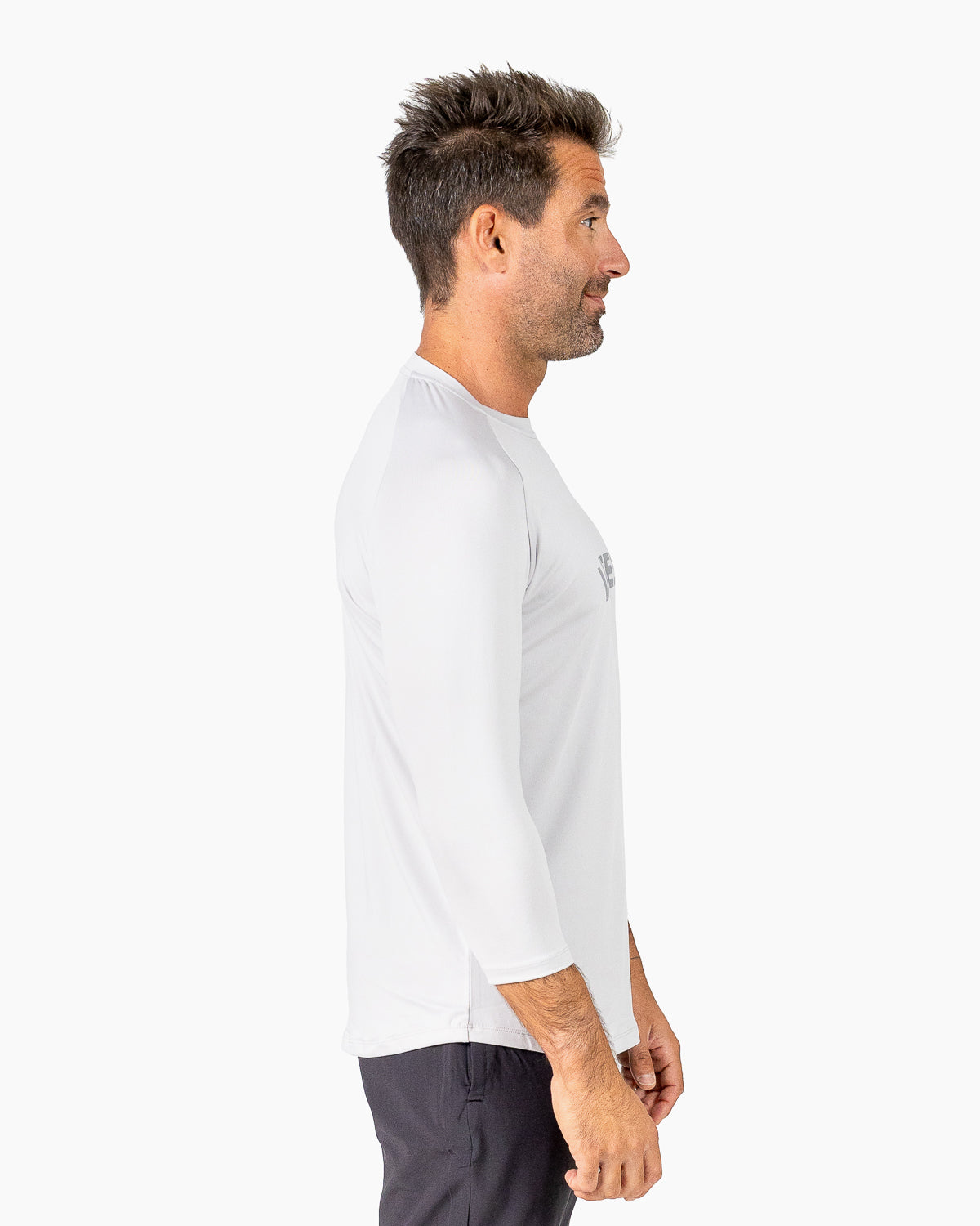 Velites Holo 3/4 Sleeve Tee laterale colore_grey