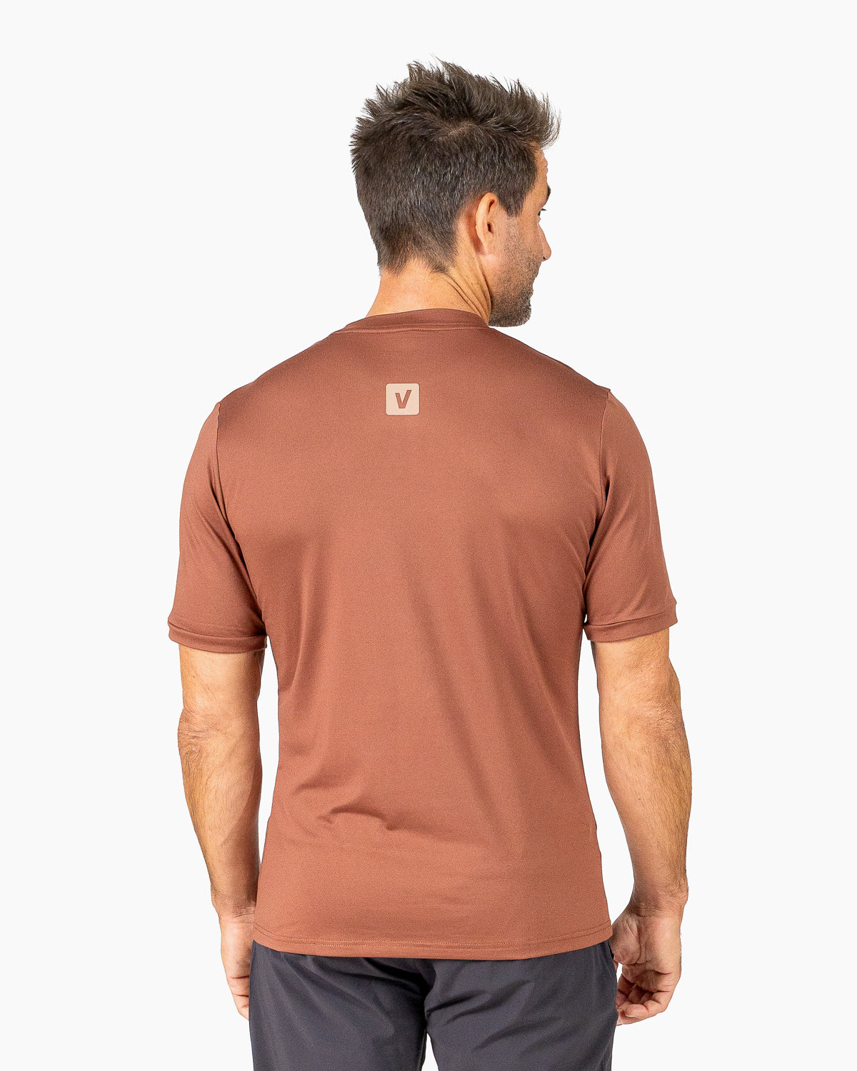 Velites Holo T-shirt back color_chestnut