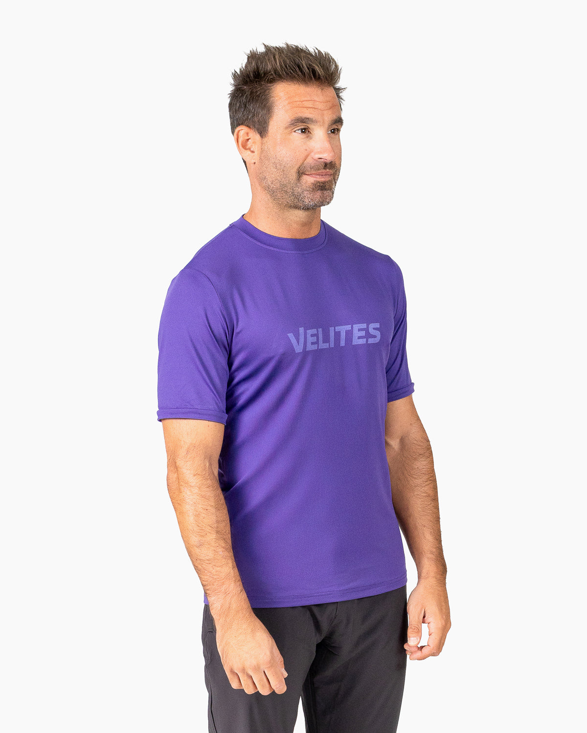 Velites Holo T-shirt three-quarter color_witchy purple