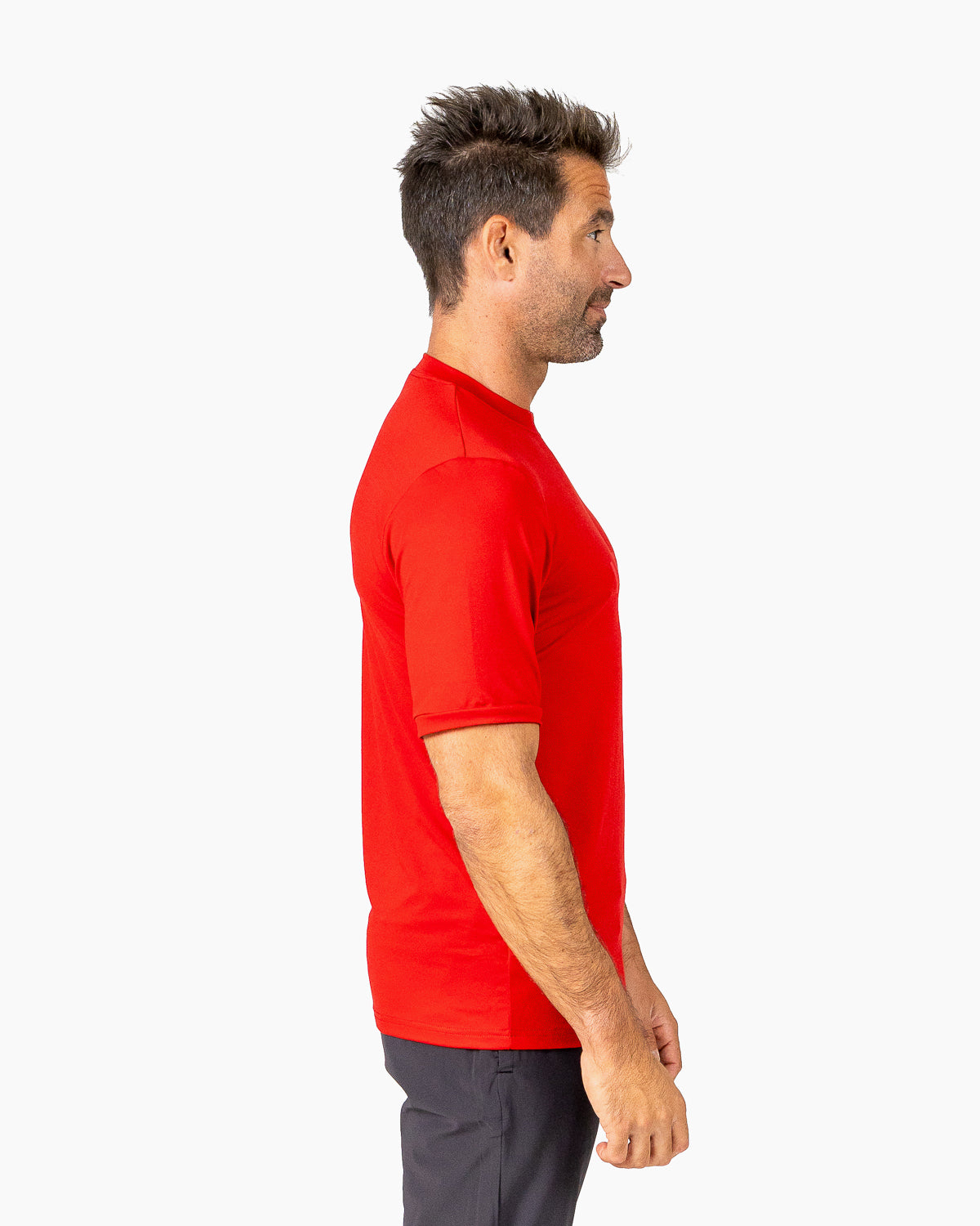 Velites Holo T-shirt side color_red wine