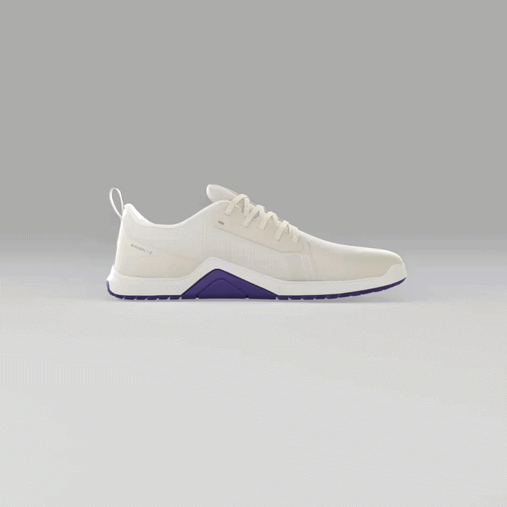 Barefoot shoes Minimal 1.0 Velites Lavender with interchangeable insole system and adjustable drop