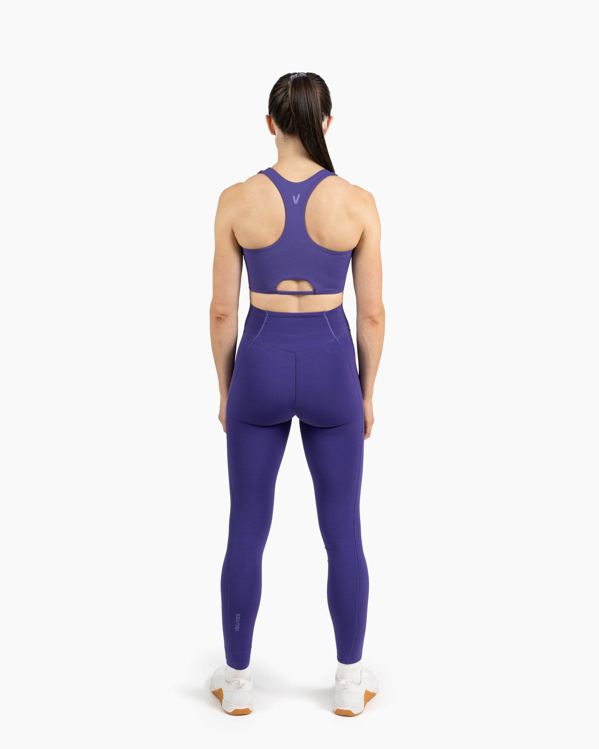 Velites Holo women's long legging back color_Witchy purple
