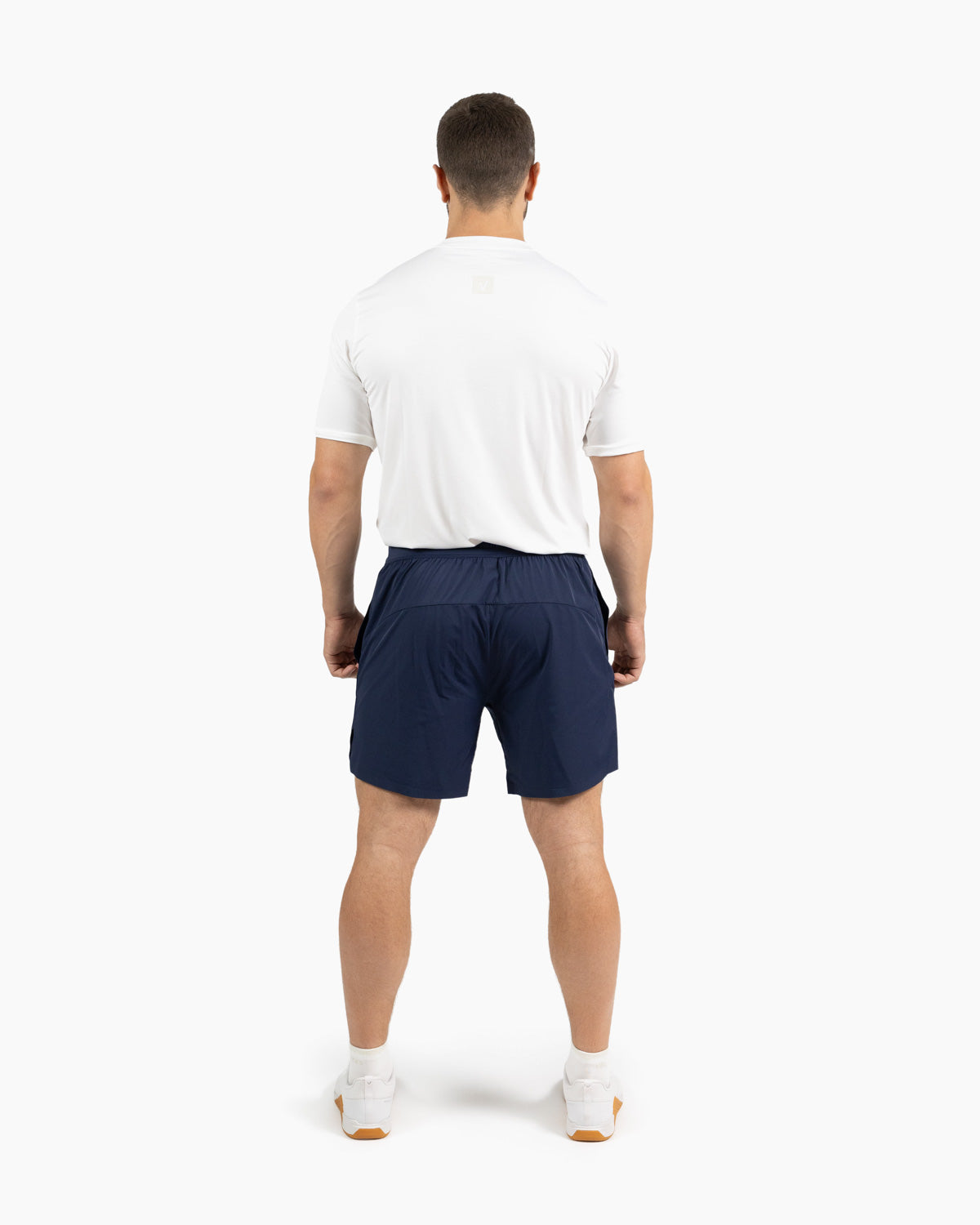 Men's Holo Velites short back color_Deep Ocean