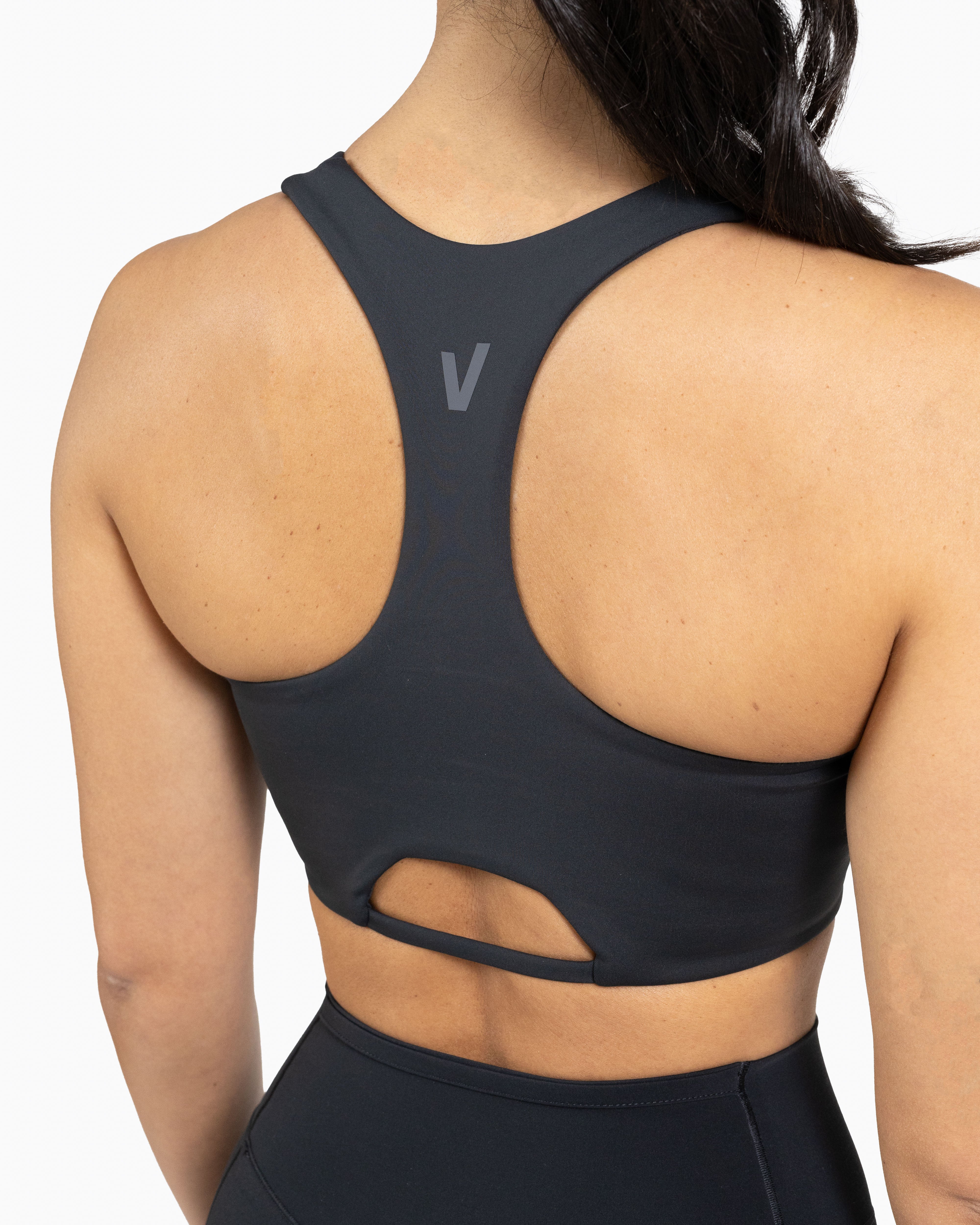 Low neck bra Holo Velites back color_black