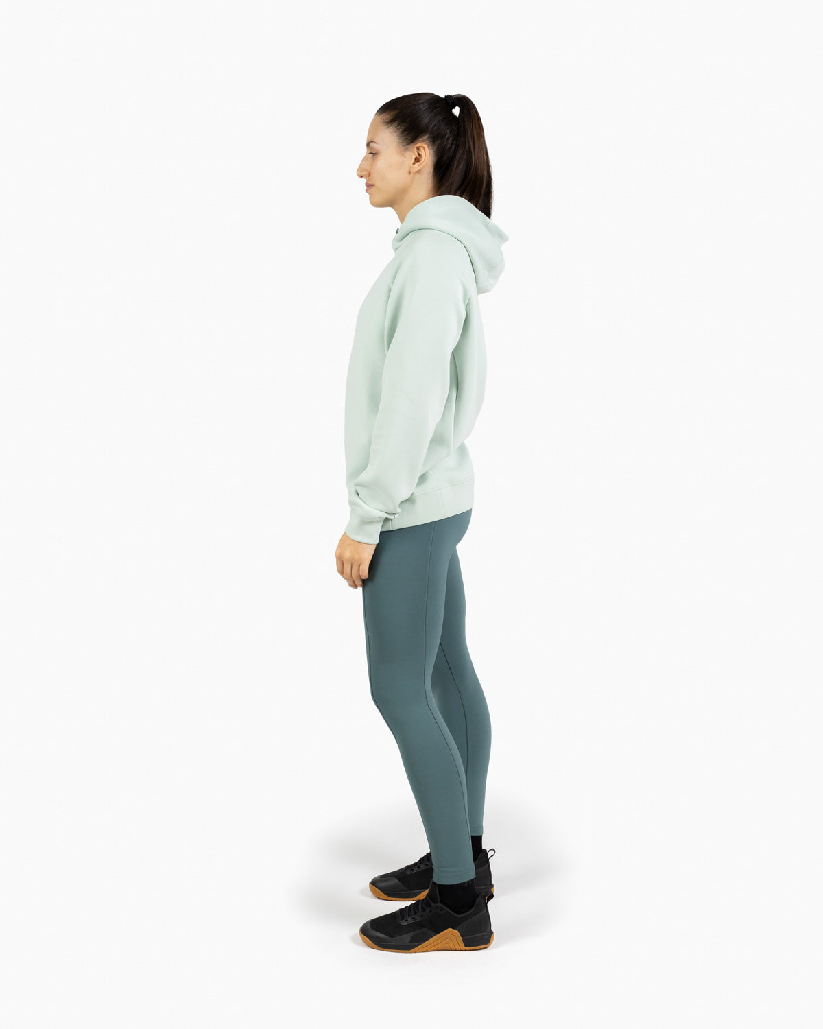 Holo women's hooded sweatshirt Velites side color_Mojito