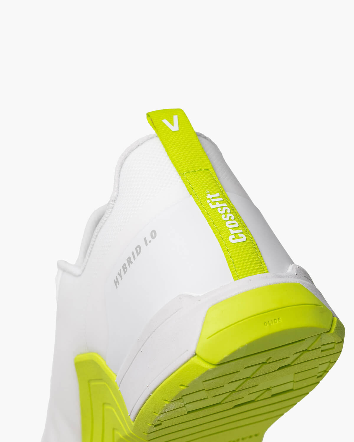 white green shoes VELITES hybrid 1.0 Crossfit edition heel