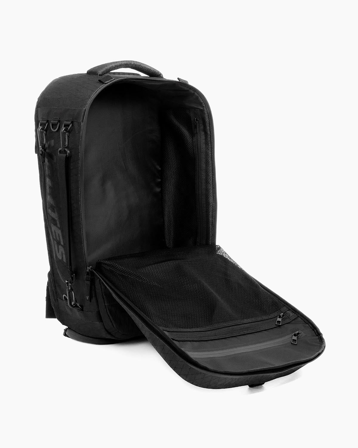 Open view of Velites Storm backpack for functional training and CrossFit Duradaimond Anthracite