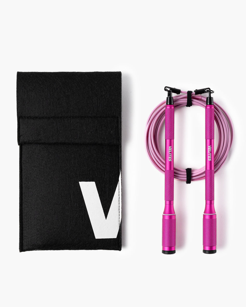 Case and Cyclone Velites jump rope, pink