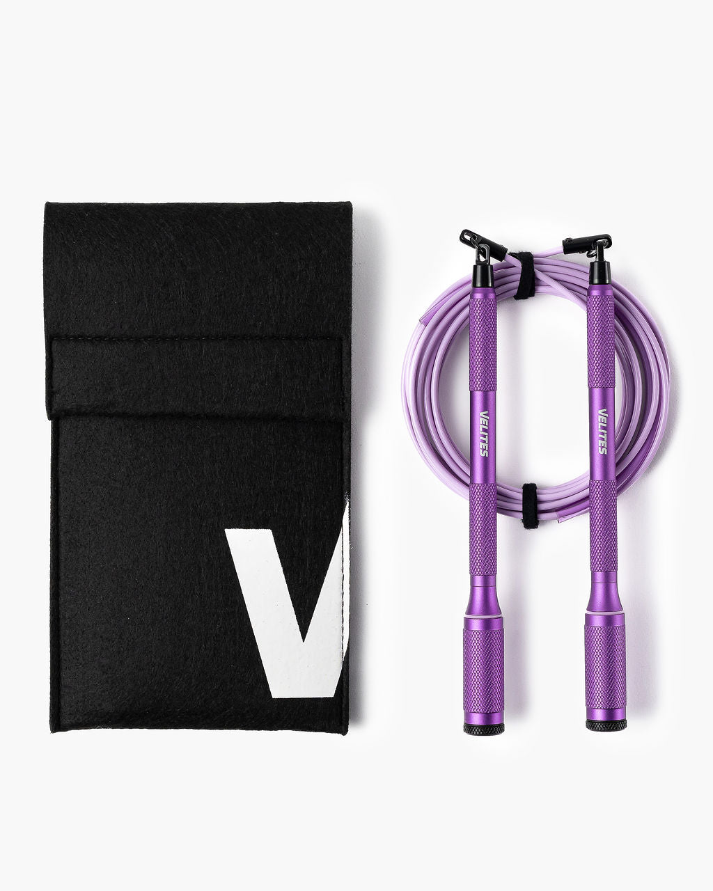 Case and Cyclone Velites jump rope, purple
